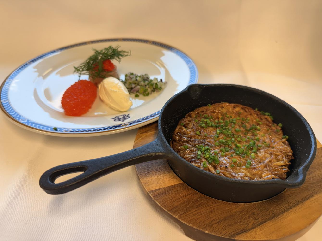 Smörstekt råraka med siktartar från Brändö